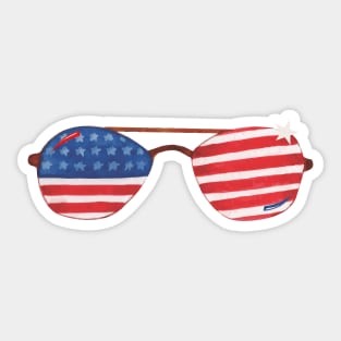 MY 4TH OF JULY COOL Independence Day Sunglasses Design Sticker